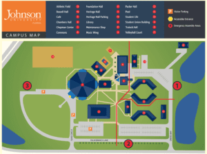 JUFL campus map