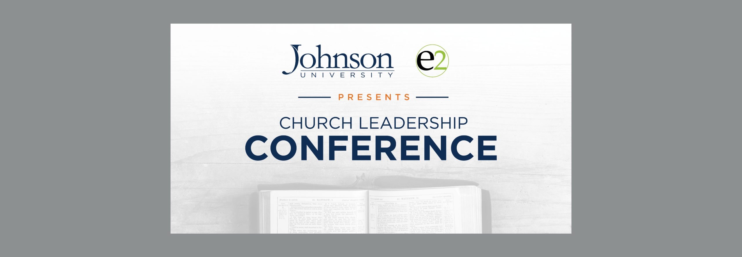 e2 Church Leadership Conference: Vanguard Churches - Johnson University